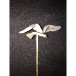 Vintage Silver-toned Seagull Stick Pin Possibly Monet 2 Inch